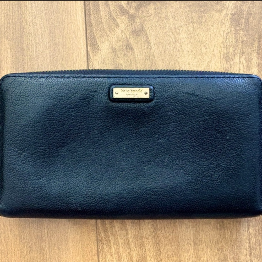 Kate Spade Black Leather Wallet